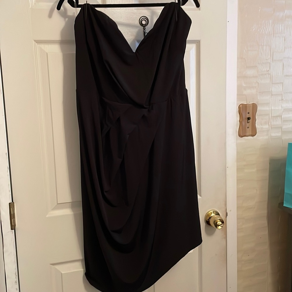 Black Fashion 2 Figure strapless dress Size 2